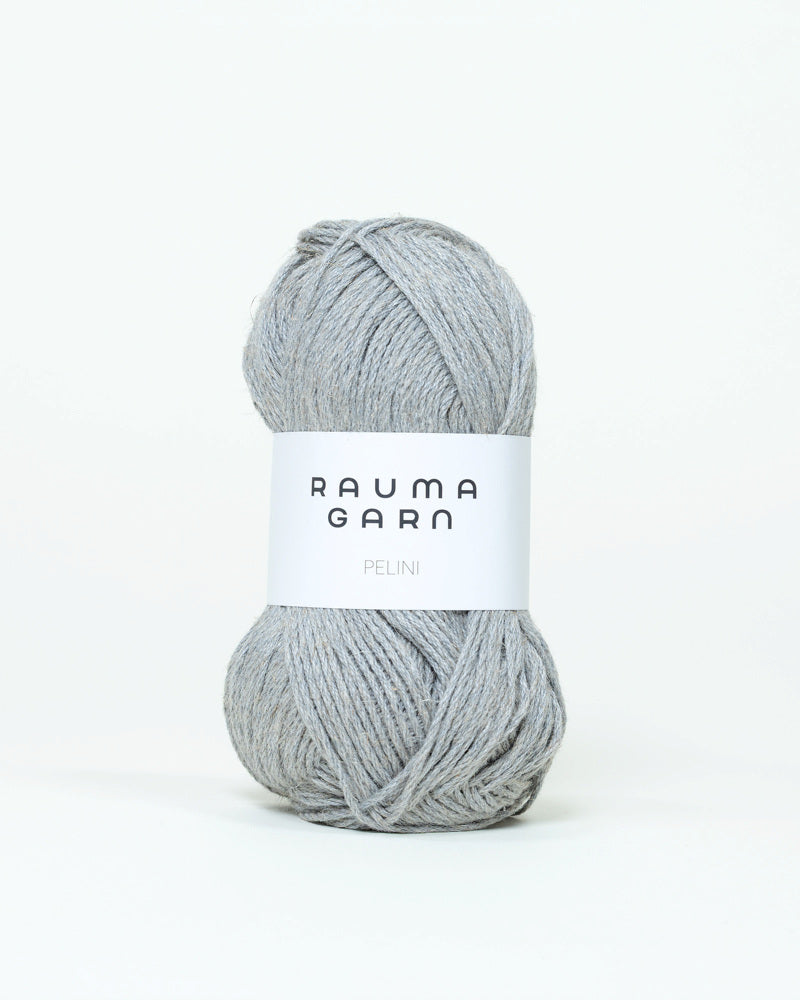 862 Lys Grå -	Pelini - Rauma Garn - Garntopia
