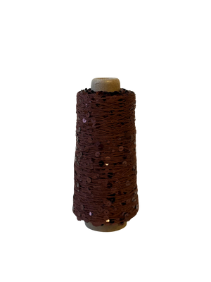 Schokolade - Paillettengarn 200gr