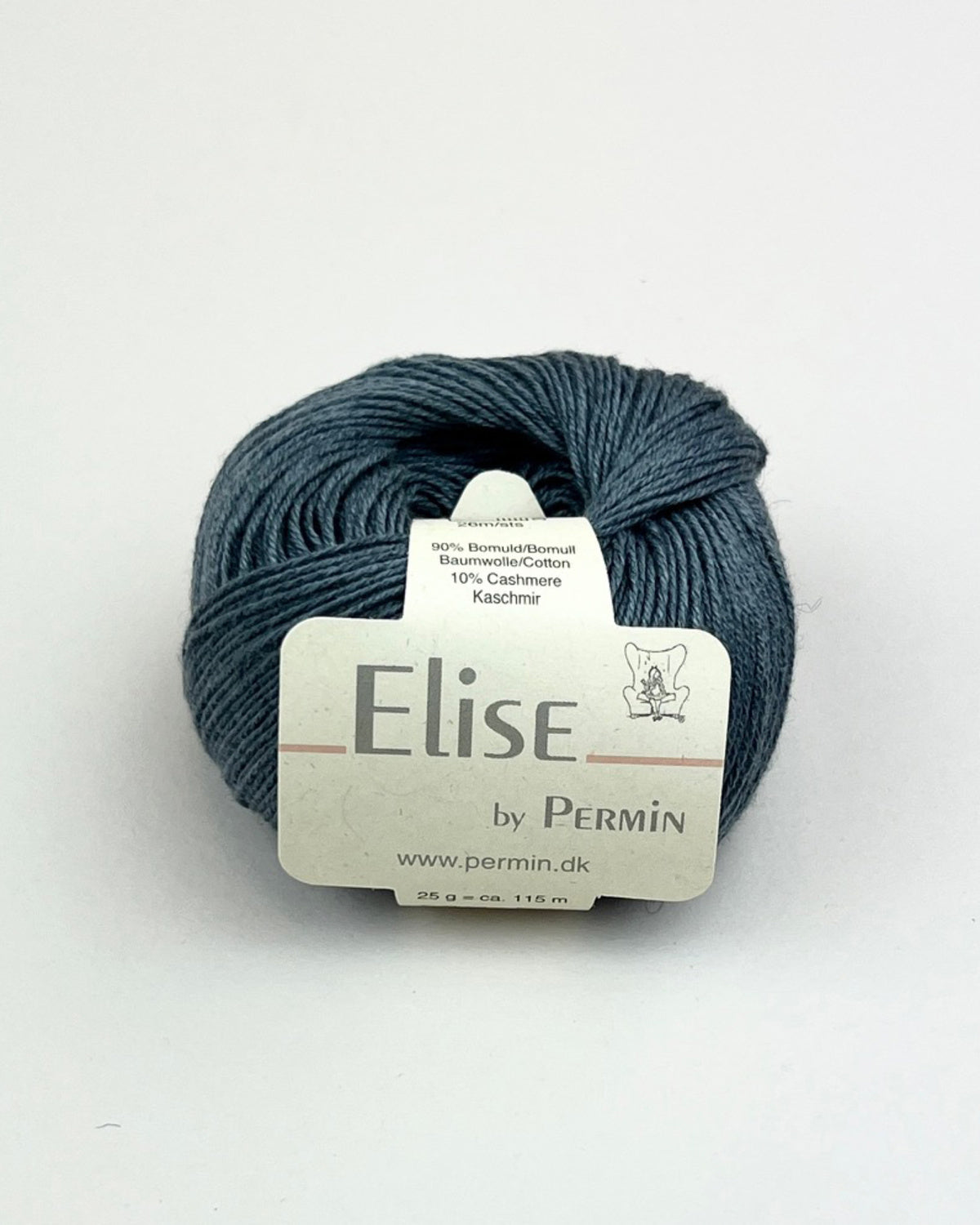 33 Støvet Indigo - Elise - Permin - Garntopia