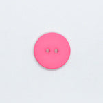 Plastknapp 2 hull - Bubblegum - 18 mm - Ukjent - Garntopia