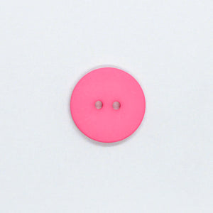 Plastknapp 2 hull - Bubblegum - 18 mm