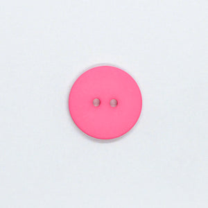 Plastknapp 2 hull - Bubblegum - 18 mm - Ukjent - Garntopia