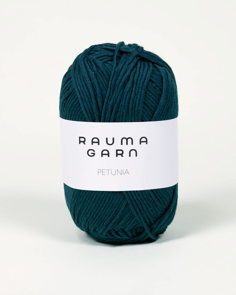 301 Mørk Petrol -	Petunia - Rauma Garn - Garntopia