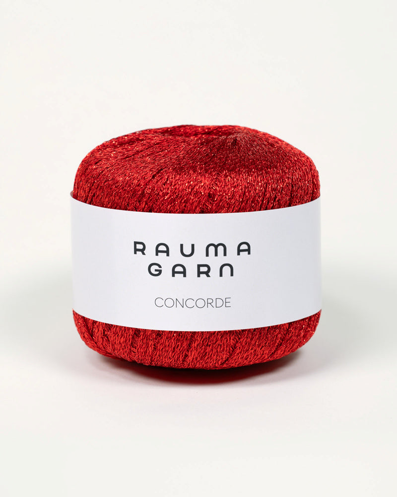 25 Rød -	Concorde - Rauma Garn - Garntopia