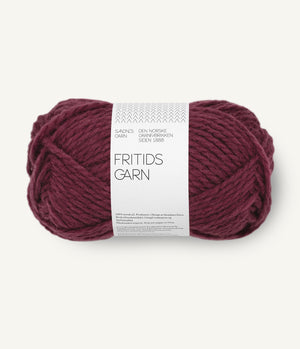 4372 Dyp Burgunder -	Fritidsgarn - Sandnes garn - Garntopia