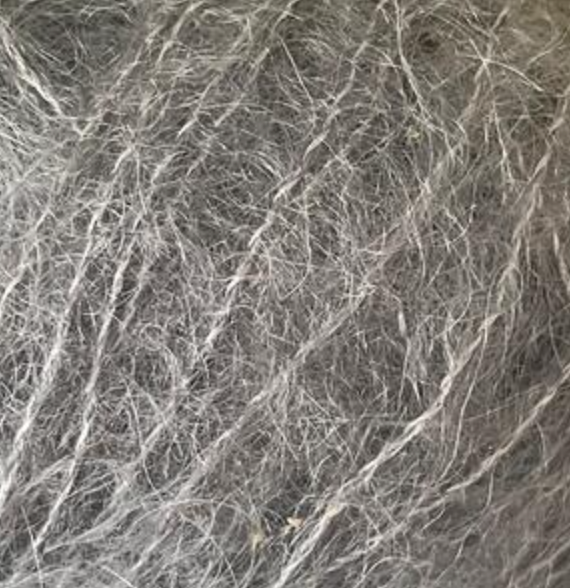 422 Grå - Kid Silk 5 - Gepard Garn - Garntopia