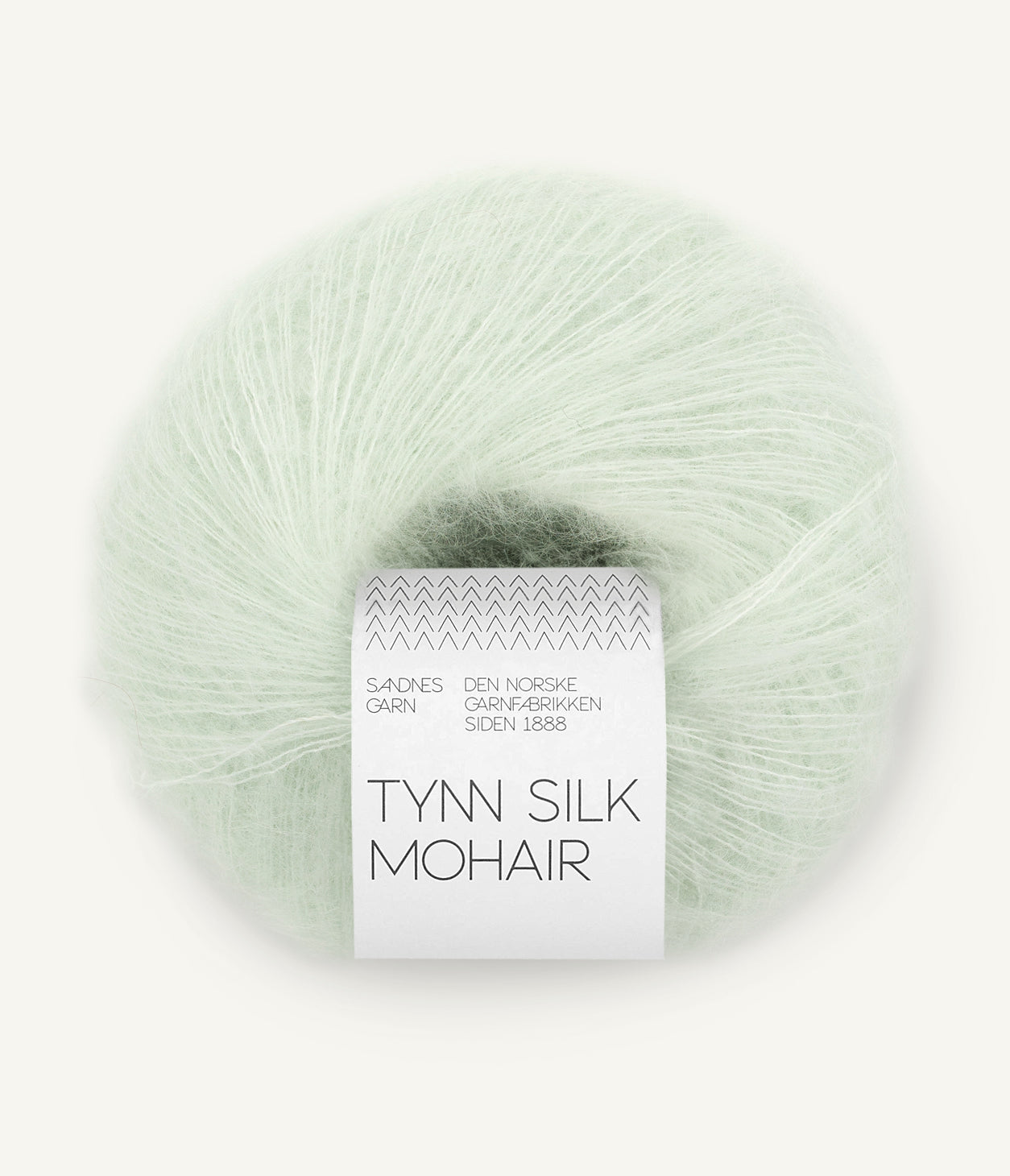7911 Mint Green -	Tynn Silk Mohair - Sandnes garn - Garntopia