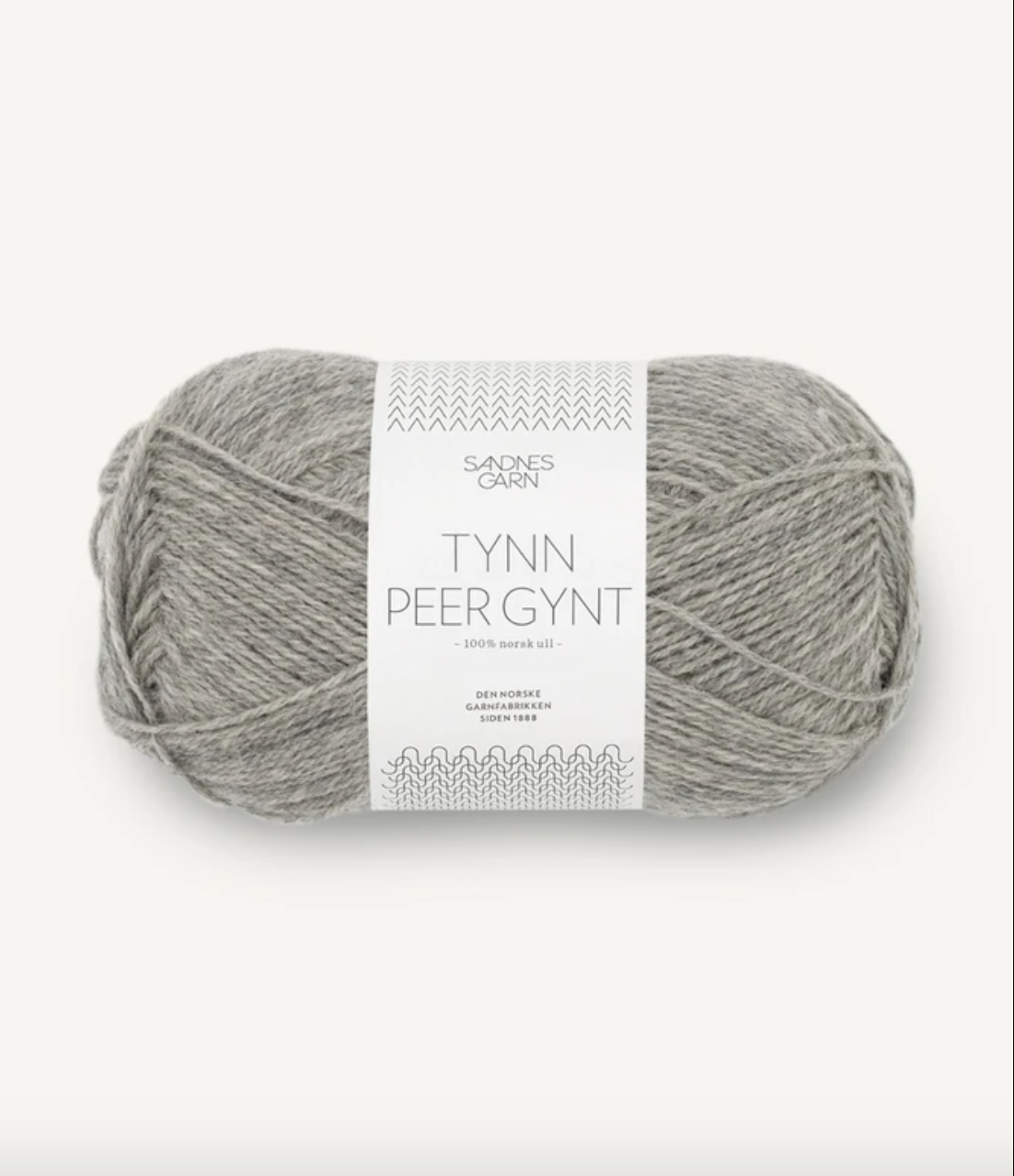 1042 Gråmelert - Tynn Peer Gynt - Sandnes garn - Garntopia
