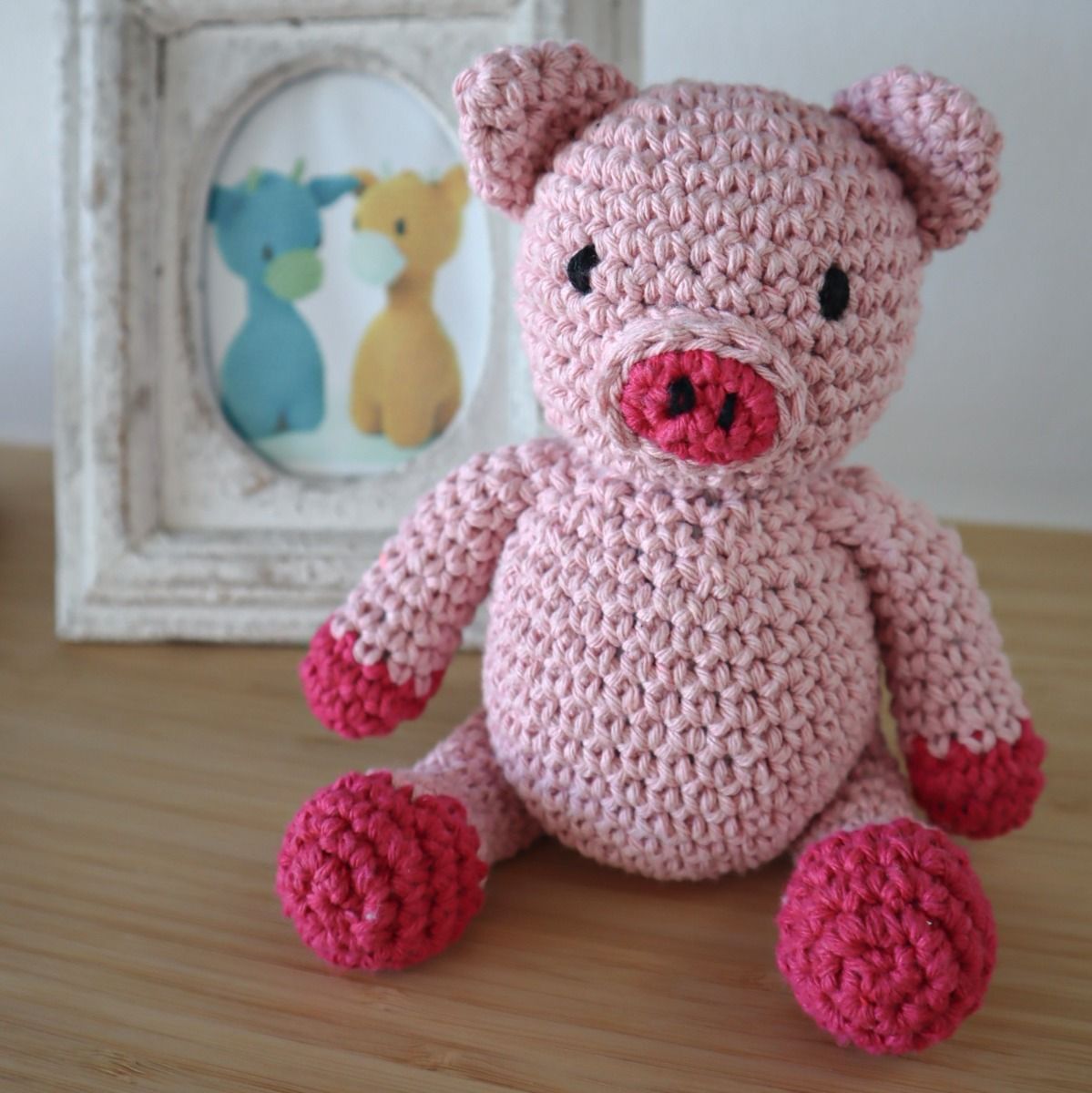 DIY Piglet Maggie Heklekit - Hoooked Yarn - Hoooked Yarn - Garntopia
