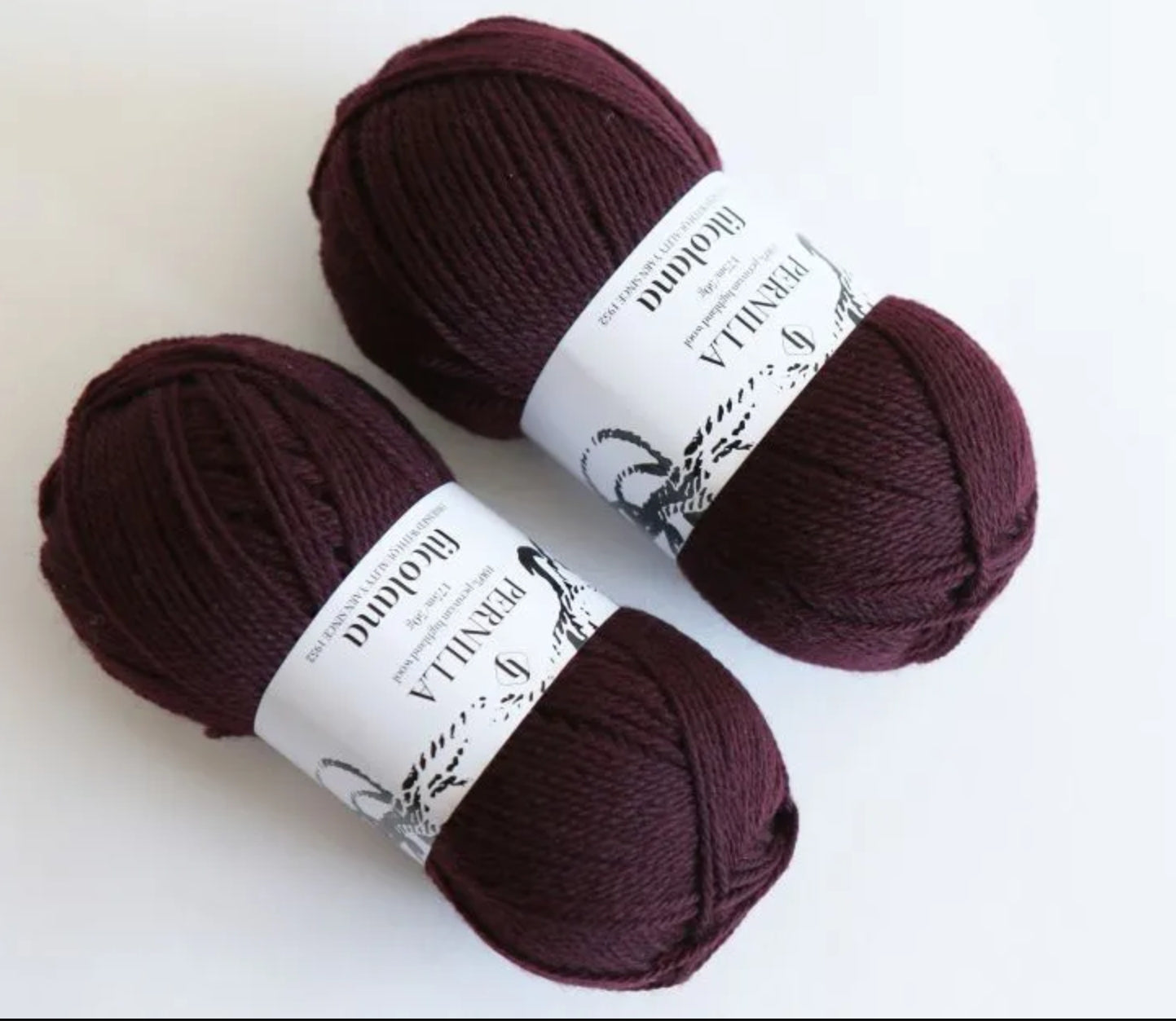 382 Dark Bordeaux -	Pernilla - Filcolana - Garntopia