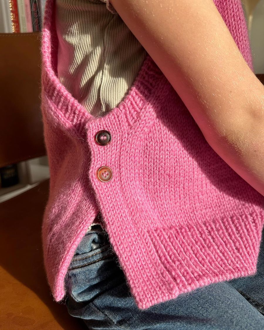 Lulu Slipover Junior - Papir - PetiteKnit - Garntopia