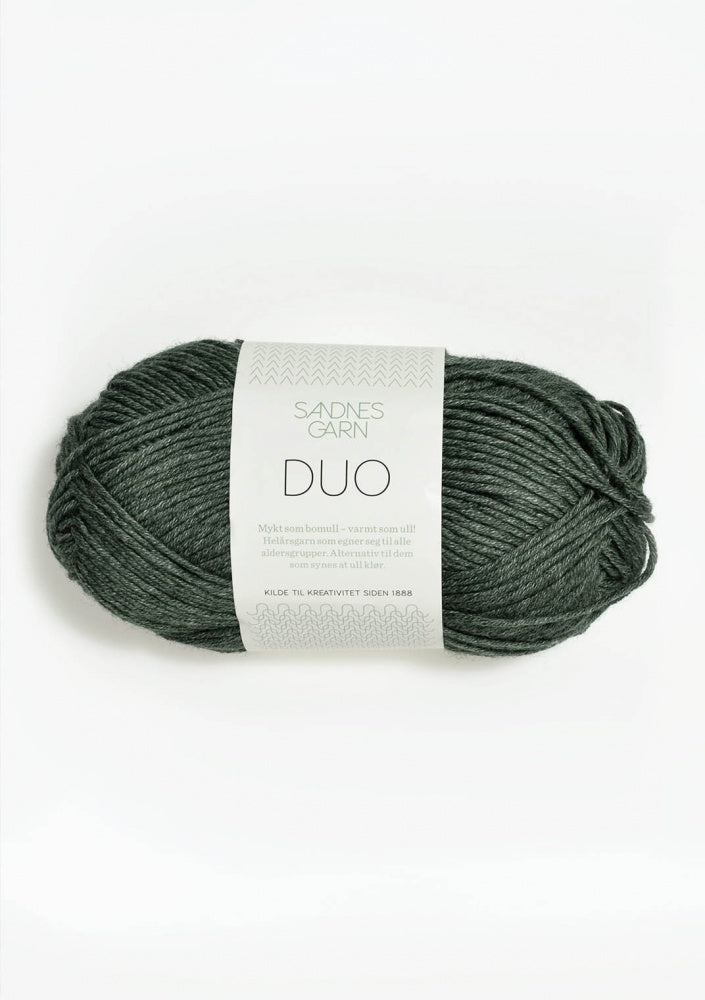 8072 Skoggrønn -	Duo - Sandnes garn - Garntopia