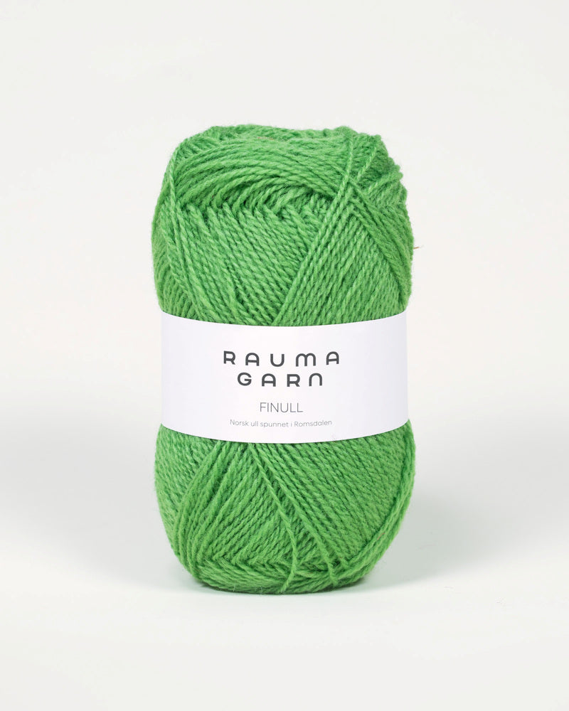 493 Lys Grønn -	Finull Pt2 - Rauma Garn - Garntopia