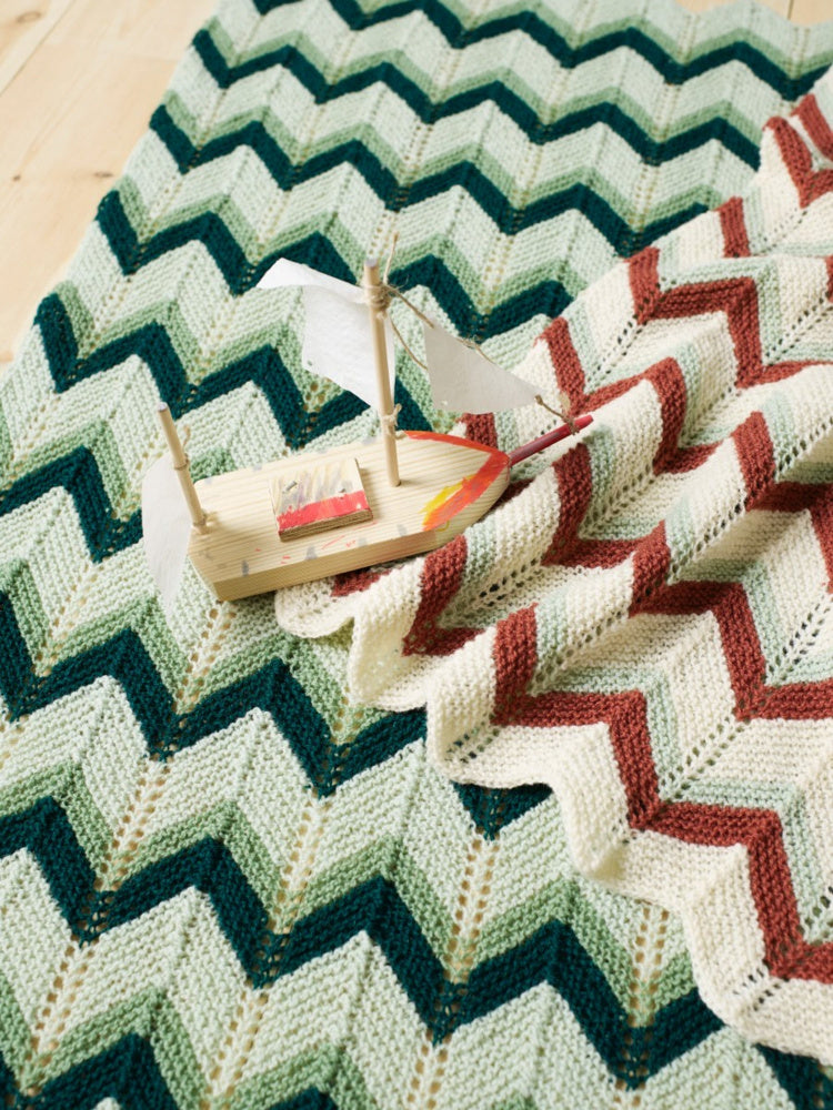 266 - BABYTEPPER I LAMULLGARN - Rauma Garn - Garntopia