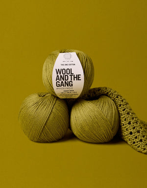 Peridot Green - The One Cotton - Wool and the gang - Garntopia