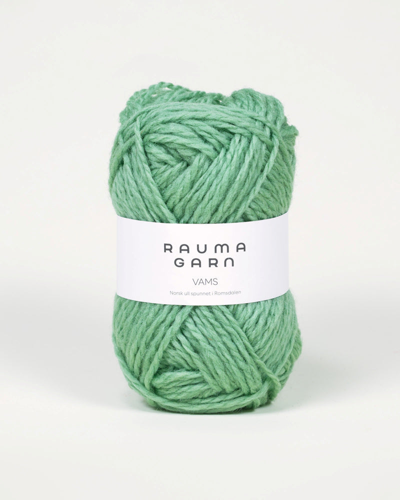 107 Jadegrønn -	Vams - Rauma Garn - Garntopia