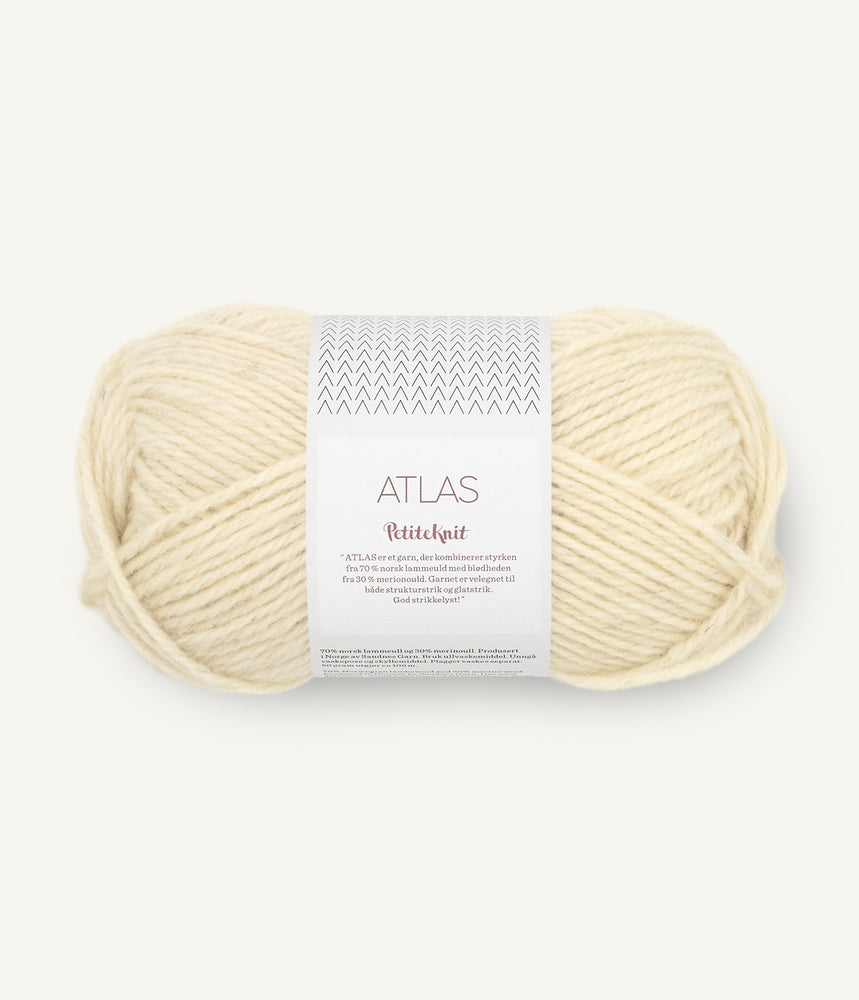 1016 Milk Melange - Atlas PetiteKnit