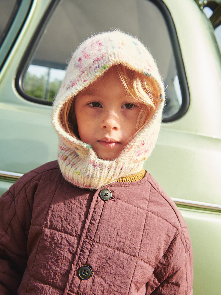 2506 - Mykt til barn - Nr. 3  Hugsy Hood Junior - Sandnes garn - Garntopia