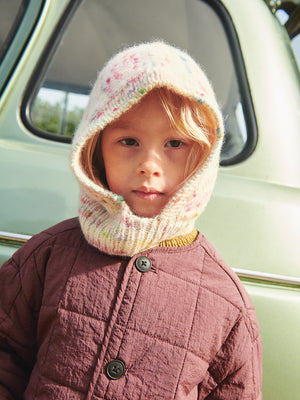 2506 - Mykt til barn - Nr. 3  Hugsy Hood Junior - Sandnes garn - Garntopia