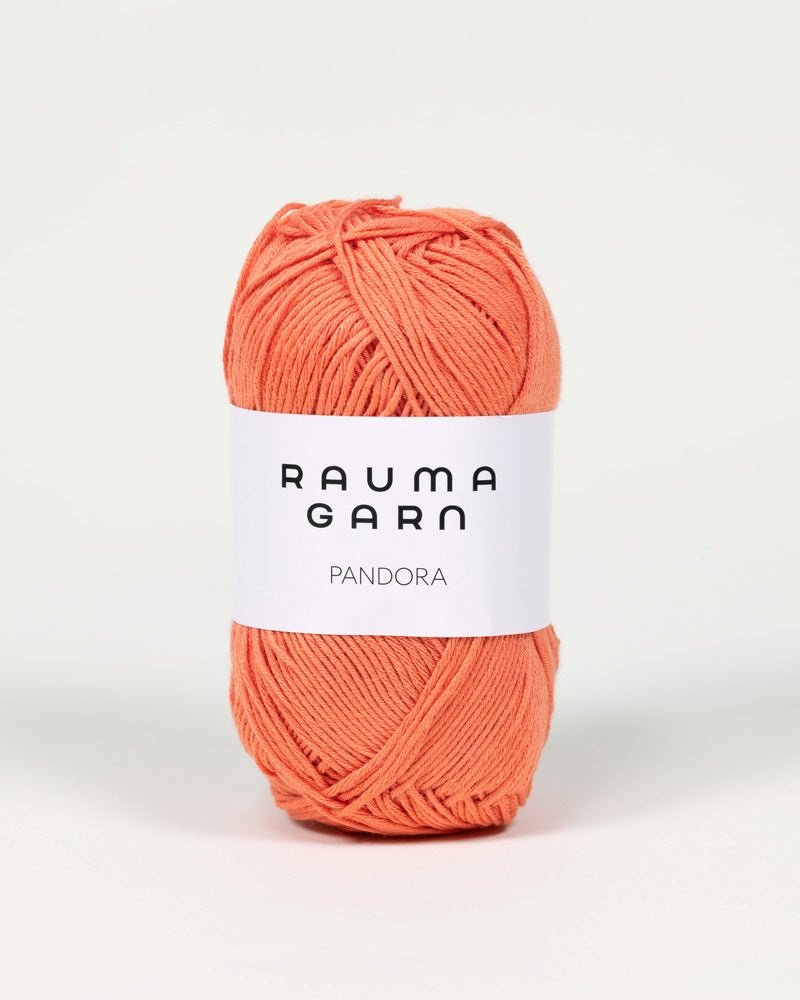 225 Mørk oransje - Pandora - Rauma Garn - Garntopia