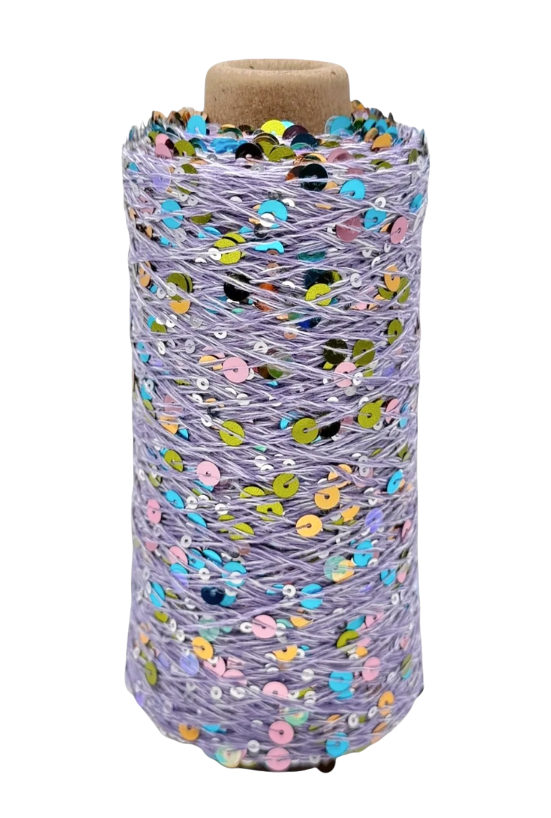 Lavender Haze - Paillettengarn 200gr - Wolle Halle - Garntopia