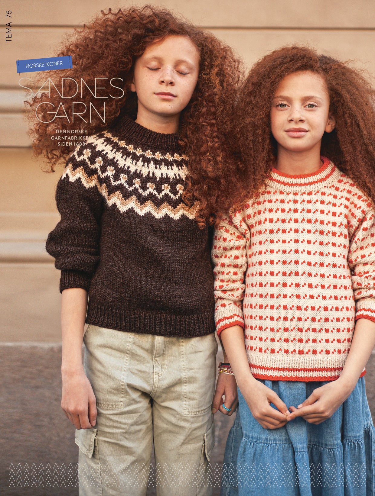 Tema 76 - Norske Ikoner barn - Sandnes garn - Garntopia