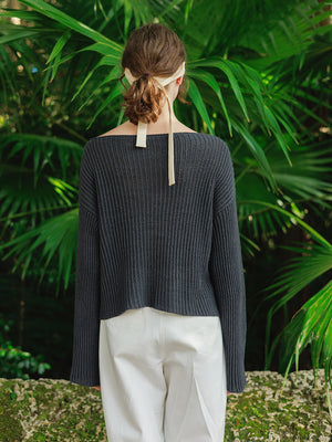 2404 - Sommerstrikk - NR. 5 FENNY SWEATER - Sandnes garn - Garntopia