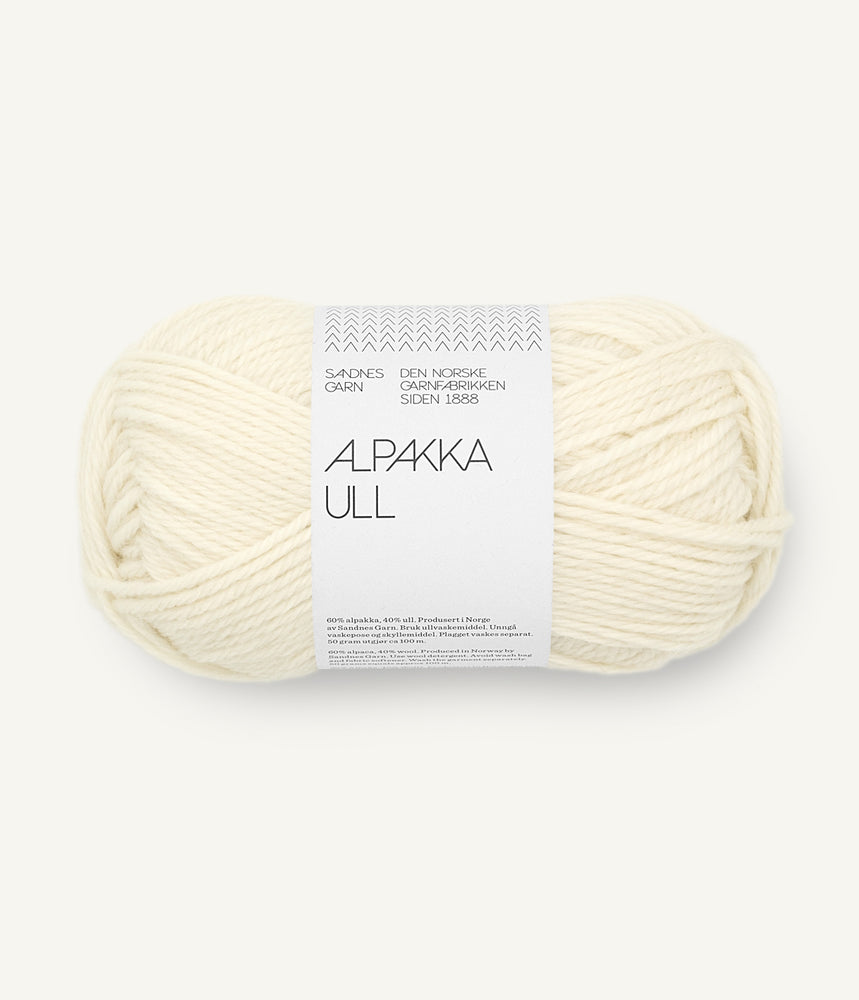 1012 Natur -	Alpakka ull - Sandnes garn - Garntopia