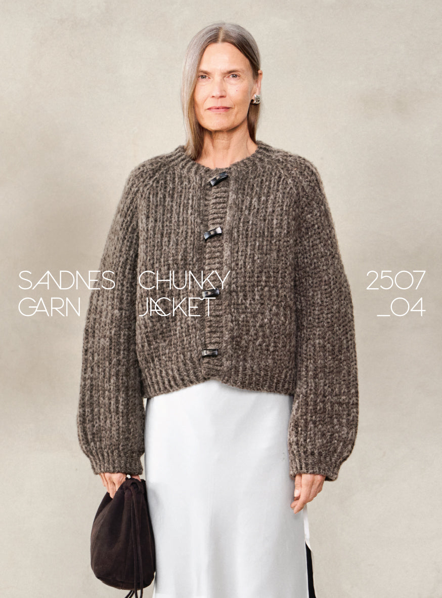 2507 - DIY - NR. 4 CHUNKY Jacket - Sandnes garn - Garntopia