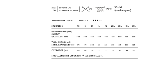 2507 - DIY - NR. 10 TIA Zipper Jacket - ENGLISH - Sandnes garn - Garntopia