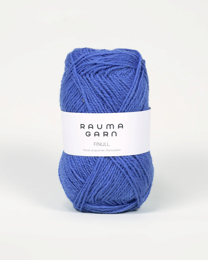 4036 Jeansblå -	Finull Pt2 - Rauma Garn - Garntopia
