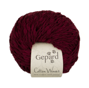 472 Deep Cherry - CottonWaves - Gepard Garn - Garntopia