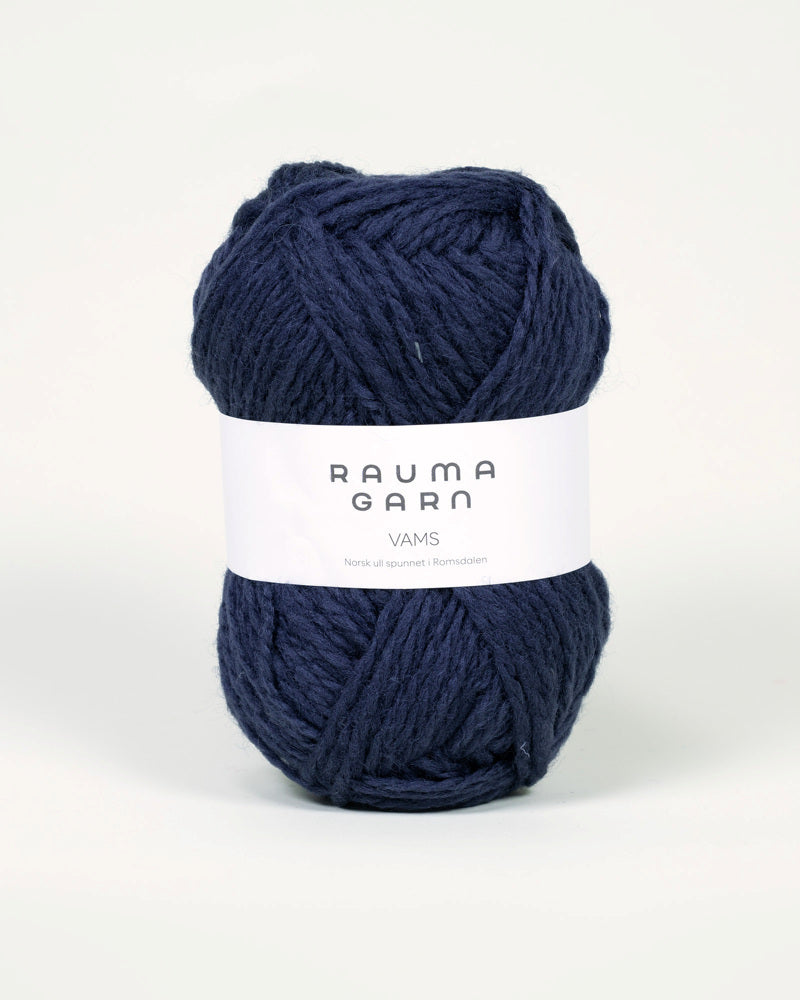 58 Mørk gråblå -	Vams Pt3 - Rauma Garn - Garntopia