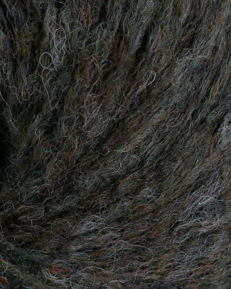 21745 MELANGE Mørk mosegrønn -	Puno - Rauma Garn - Garntopia