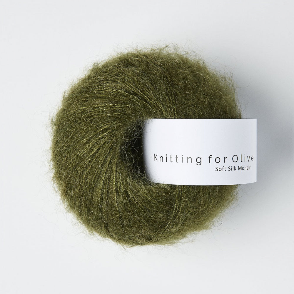 Skifergrønn -	Soft Silk Mohair - Knitting for Olive - Garntopia