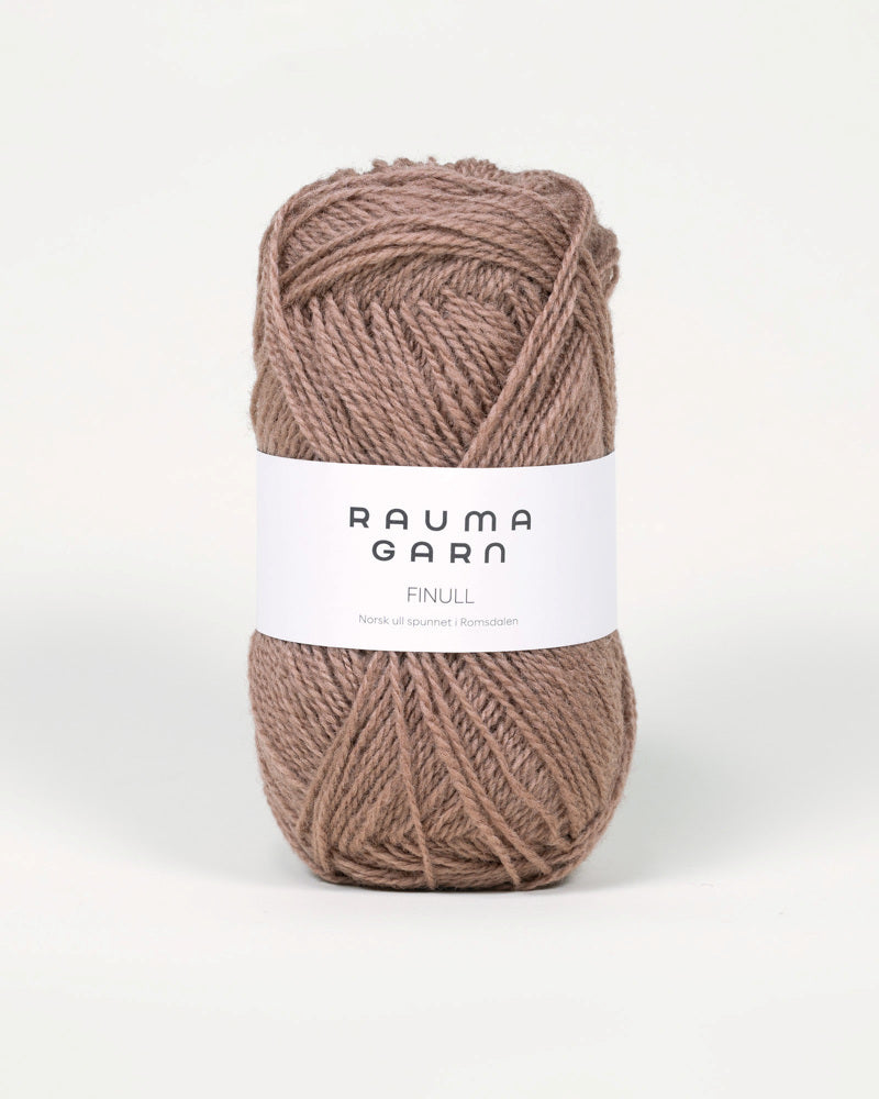 420 Mørk beige -	Finull Pt2 - Rauma Garn - Garntopia