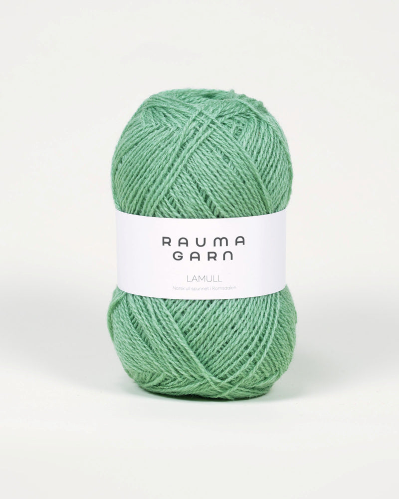 L54 Jadegrønn -	Lamullgarn - Rauma Garn - Garntopia