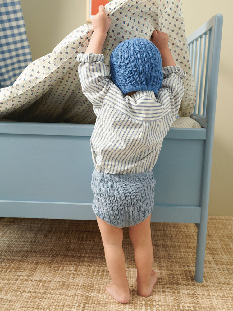 2407 - Sommerbaby - NR. 5 - LILJA SINGLET, LINUS DIAPER PANTS & BONNET - Sandnes garn - Garntopia