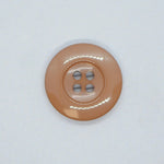 Knapp 4 hull, Mokka - 23 mm - Villy Jensen - Garntopia