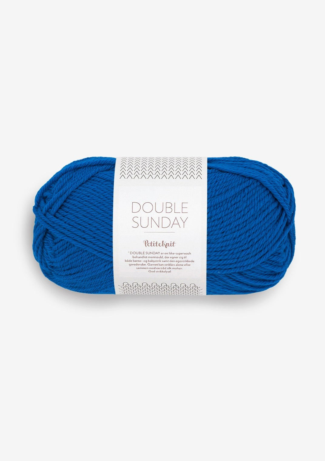 6046 Electric Blue - DOUBLE SUNDAY PetiteKnit - Sandnes garn - Garntopia