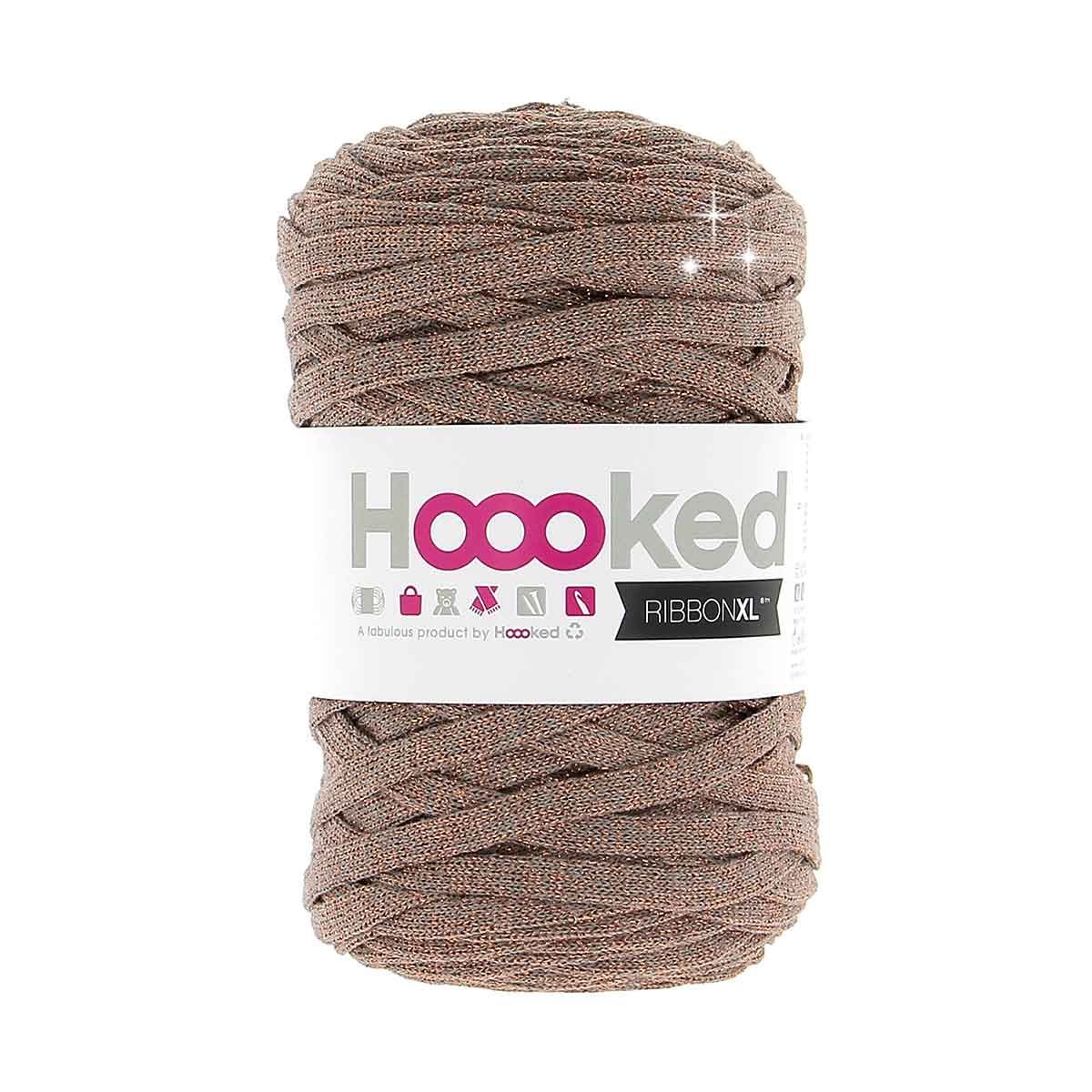 Copper Wood -	Ribbon XL Lurex - Hoooked Yarn - Garntopia