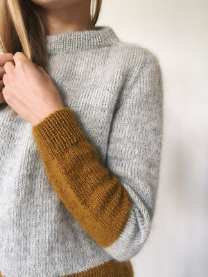Contrast sweater - Paper