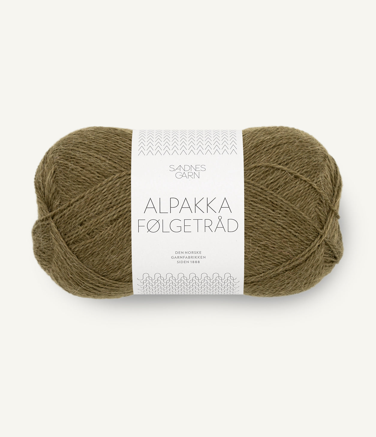 9873 Dark Olive - Alpakka Følgetråd - Sandnes garn - Garntopia