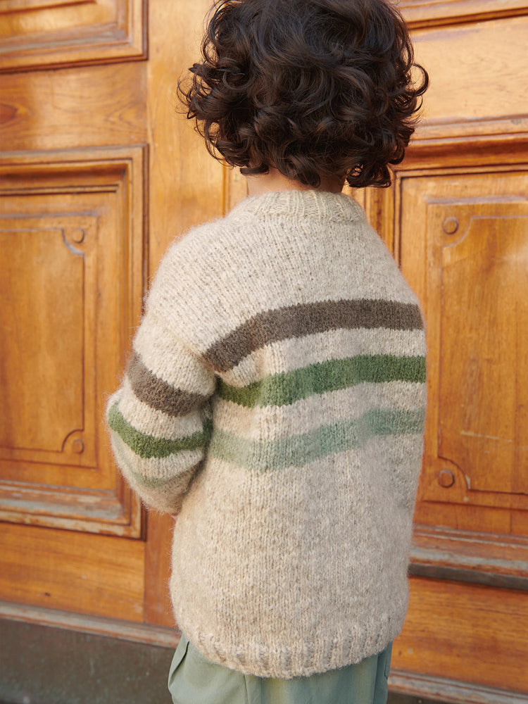 2408 - Mykt til barn - Nr. 9 ADAM SWEATER JUNIOR - Sandnes garn - Garntopia