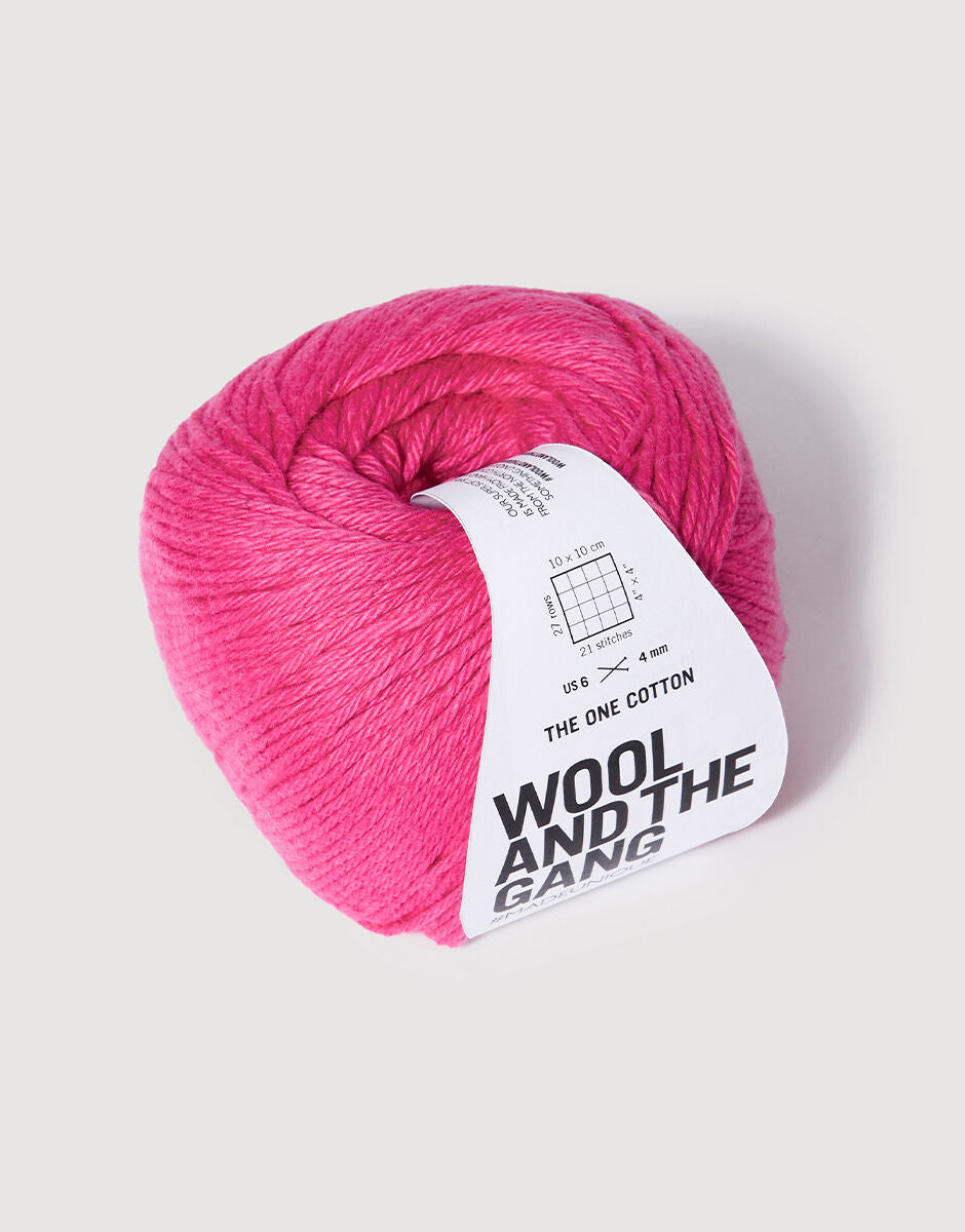 Fuchsia Pink - The One Cotton - Wool and the gang - Garntopia