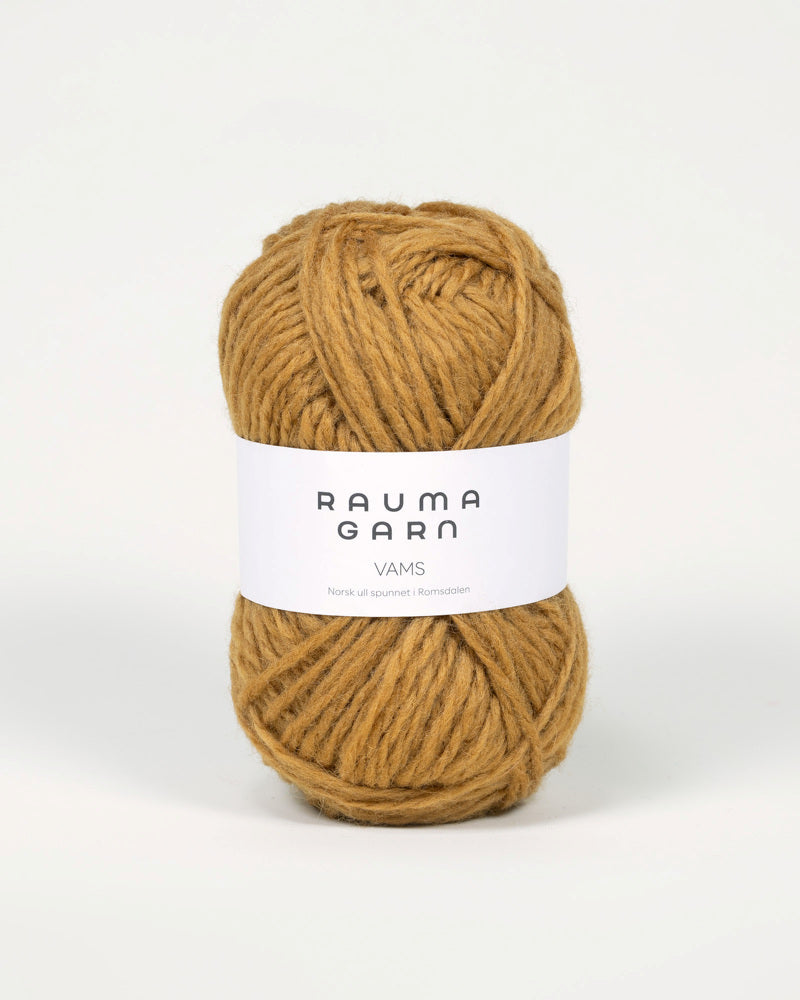 104 Kamelbrun -	Vams - Rauma Garn - Garntopia