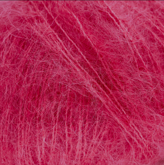 Hindbærrød -	Soft Silk Mohair - Knitting for Olive - Garntopia