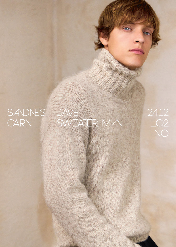 2412 - Mr. - Nr. 2  Dave sweater man - Sandnes garn - Garntopia