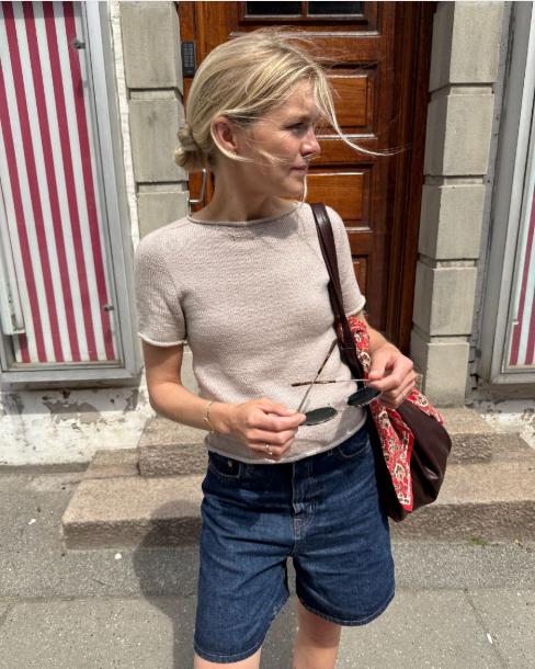 Ivy Tee - Papir - PetiteKnit - Garntopia