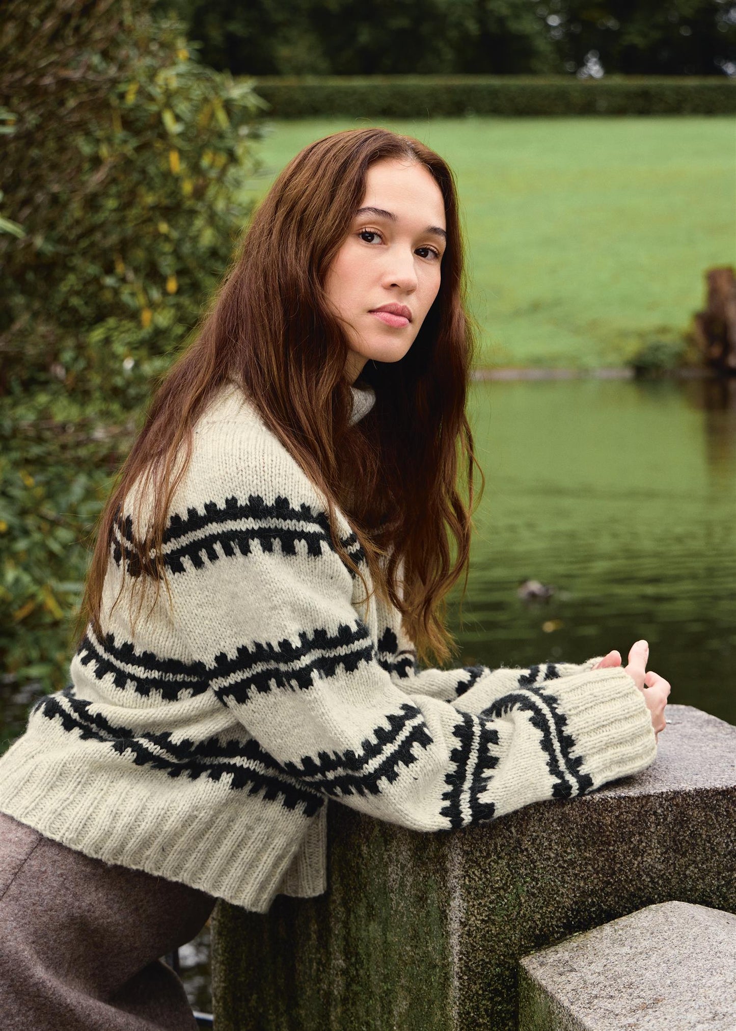 2513 - Atlas - NR 1 RIDGE SWEATER - Sandnes garn - Garntopia